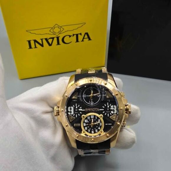 Invicta Coalition Forces Sniper Men\'s Watch - 50mm. Gold, Black (31141) main image 4